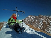 Invernale in Cima Camplano dal Passo-Monte di Zambla il 25 gennaio 2012